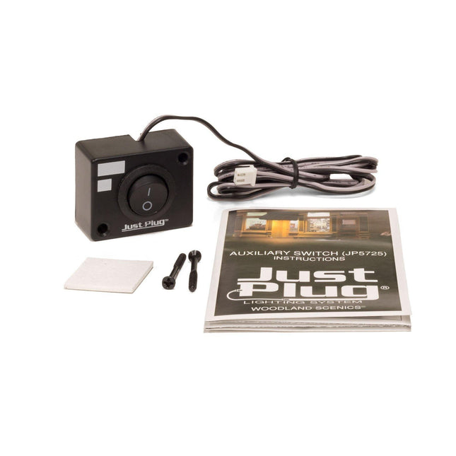 Woodland Scenics 5725 | Just Plug Lighting System - Auxiliary Switch | Multi Scale