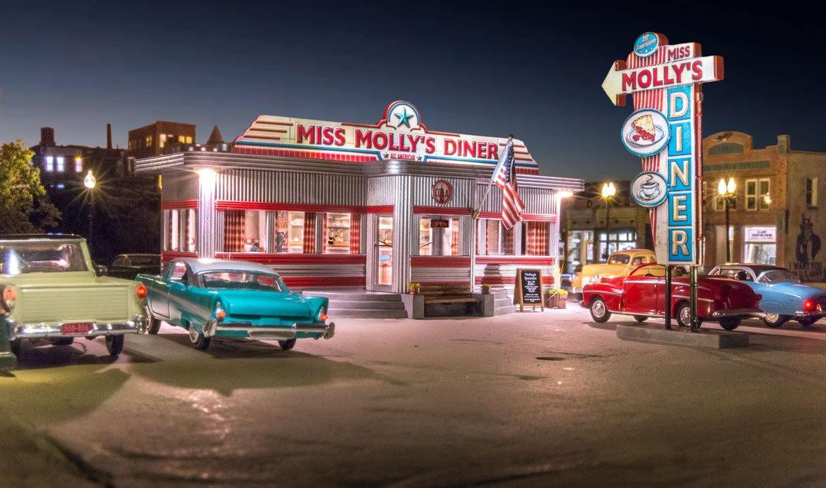Woodland Scenics 5870 | Miss Molly's Diner | O Scale